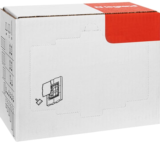 Пластиковый щиток Legrand Practibox S  Навесной 1X4 Белая дверь 134604