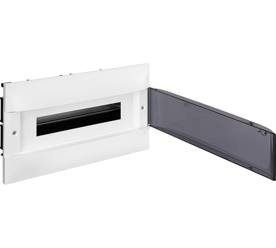 Пластиковый щиток Legrand Practibox S  Встраиваемый 1X18 Дымчатая дверь 137556