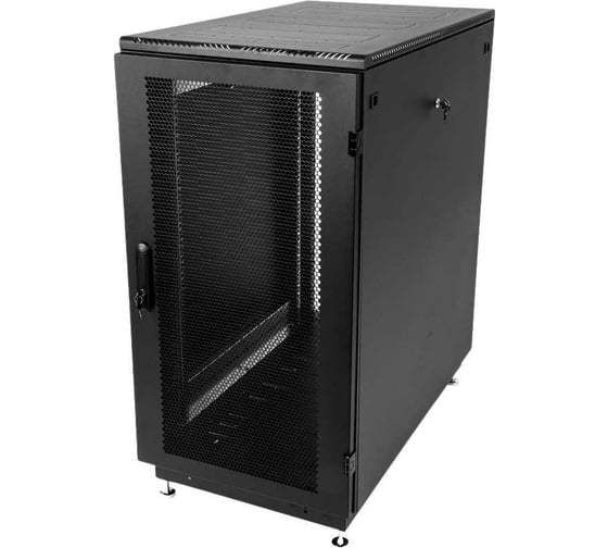 Серверный напольный шкаф ЦМО ШТК-М 33U 1625x600x1000 перфорированная дверь 2 шт черный ШТК-М-33.6.10-44АА-9005 1