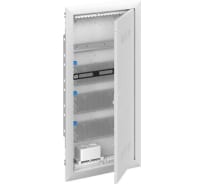 Мультимедийный шкаф с дверью ABB uk640mv с вентиляционными отверстиями и din-рейкой (4 ряда) 2CPX031392R9999