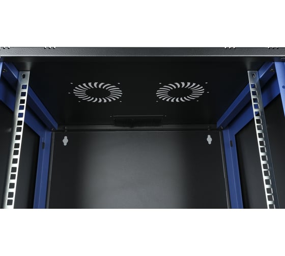 Настенный шкаф DATAREX 19 дюймов 12u 600x450 перфорированная дверь, черный DR-620211