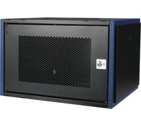 Настенный шкаф DATAREX 19 дюймов 7u 600x600 перфорированная дверь, черный DR-620021