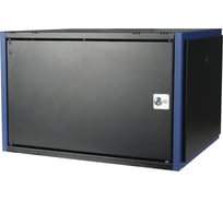 Настенный шкаф DATAREX 19 дюймов 7u 600x600 металлическая дверь, черный DR-610021
