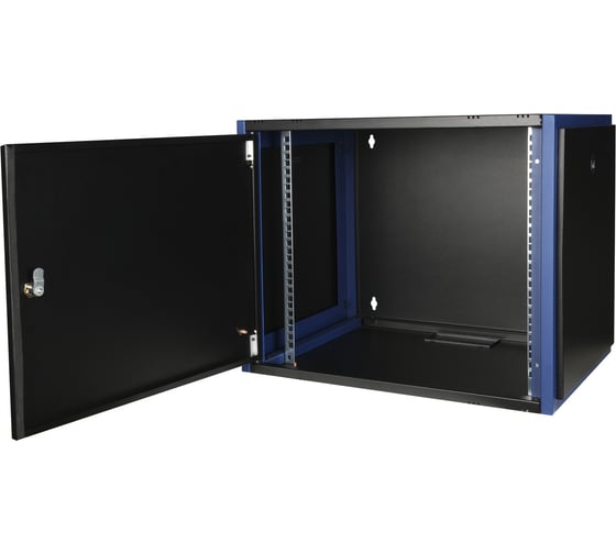 Настенный шкаф DATAREX 19 дюймов 9u 600x450 металлическая дверь, черный DR-610111