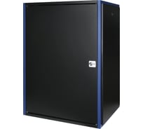 Настенный шкаф DATAREX 19 дюймов 18u 600x600 металлическая дверь, черный DR-610421