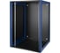 Настенный шкаф DATAREX 19 дюймов 18u 600x600 металлическая дверь, черный DR-610421 11
