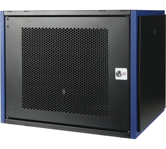 Настенный шкаф DATAREX 19 дюймов 9u 600x600 перфорированная дверь, черный DR-620121 1
