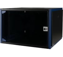 Настенный шкаф DATAREX 19 дюймов 7u 600x450 стеклянная дверь, черный DR-600011 24670749