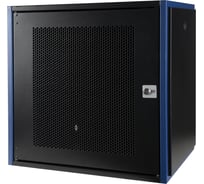Настенный шкаф DATAREX 19 дюймов 12u 600x600 перфорированная дверь, черный DR-620221