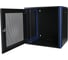 Настенный шкаф DATAREX 19 дюймов 12u 600x600 перфорированная дверь, черный DR-620221 2