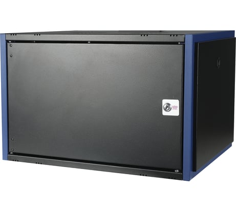 Настенный шкаф DATAREX 19 дюймов 7u 600x450 металлическая дверь, черный DR-610011