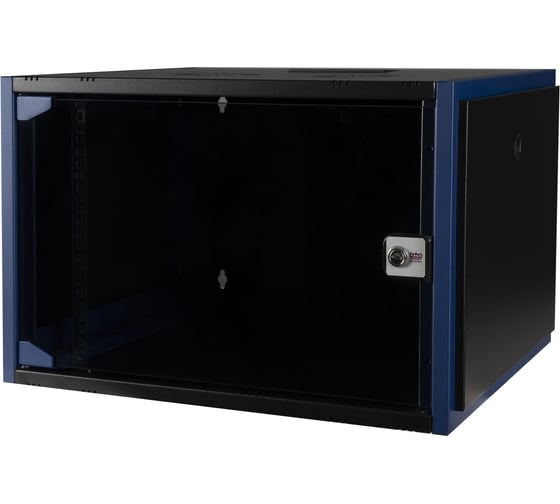 Настенный шкаф DATAREX 19 дюймов 4u 600x450 стеклянная дверь, черный DR-600511