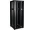 Напольный шкаф DATAREX 19 дюймов 32u 800x800 2-я передняя дверь стекло, 2-я задняя дверь металл, черный DR-738321 3