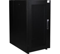 Напольный шкаф DATAREX 19 дюймов 20u 600x800 передняя дверь перфорированная, задняя стенка перфорированная, черный DR-721011