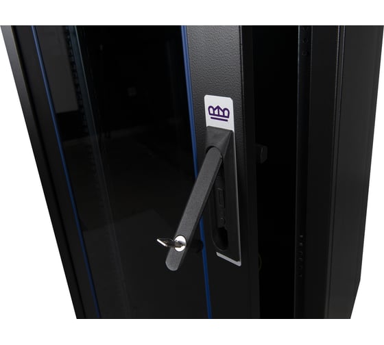 Напольный шкаф DATAREX 19 дюймов 32u 600x800 передняя дверь стекло, задняя стенка металл, черный DR-700311