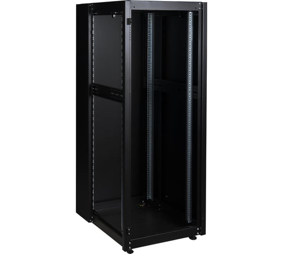 Напольный шкаф DATAREX 19 дюймов 32u 600x800 передняя дверь стекло, задняя стенка металл, черный DR-700311