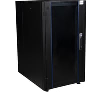 Напольный шкаф DATAREX 19 дюймов 26u 600x800 передняя дверь стекло, задняя стенка металл, черный DR-700211
