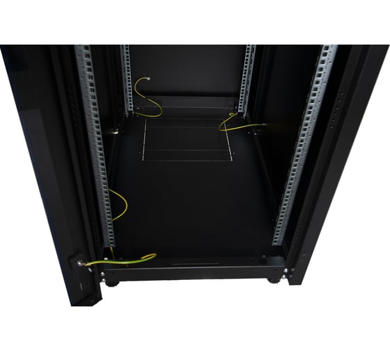 Напольный шкаф DATAREX 19 дюймов 42u 600x1000 передняя дверь стекло, задняя стенка металл, черный DR-700531
