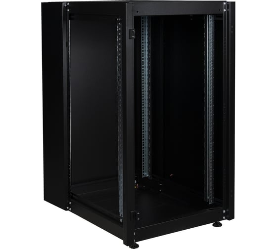 Напольный шкаф DATAREX 19 дюймов 20u 600x800 передняя дверь стекло, задняя стенка металл, черный DR-700011