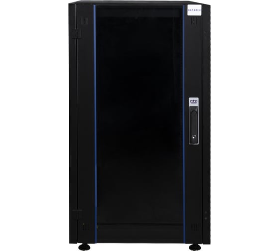 Напольный шкаф DATAREX 19 дюймов 20u 600x800 передняя дверь стекло, задняя стенка металл, черный DR-700011