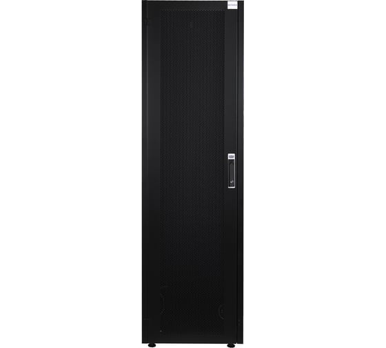 Напольный шкаф DATAREX 19 дюймов 42u 600x600 передняя дверь перфорированная, задняя стенка перфорированная, черный DR-721501