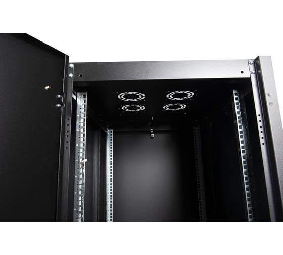 Напольный шкаф DATAREX 19 дюймов 32u 600x800 передняя дверь металл, задняя стенка металл черный DR-710311