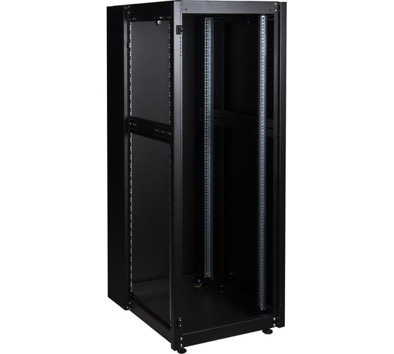 Напольный шкаф DATAREX 19 дюймов 32u 600x800 передняя дверь металл, задняя стенка металл черный DR-710311