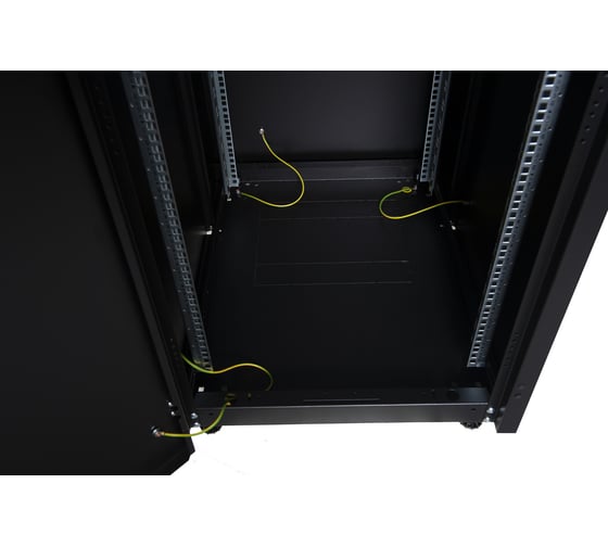Напольный шкаф DATAREX 19 дюймов 32u 600x800 передняя дверь металл, задняя стенка металл черный DR-710311