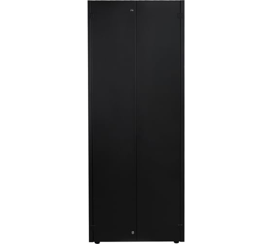 Напольный шкаф DATAREX 19 дюймов 42u 800x800 2-я передняя дверь стекло, 2-я задняя дверь металл, черный DR-738521