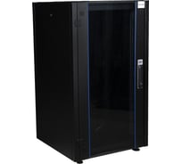 Напольный шкаф DATAREX 19 дюймов 26u 600x600 передняя дверь стекло, задняя стенка металл, черный DR-700201