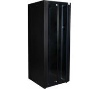 Напольный шкаф DATAREX 19 дюймов 42u 800x1000 2-я передняя дверь стекло, 2-я задняя дверь металл, черный DR-738541