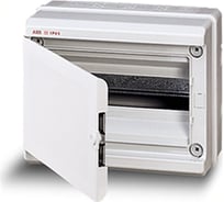 Бокс с серой дверцей, IP65, 12 модулей, серый ABB ОП EUROPA 12732