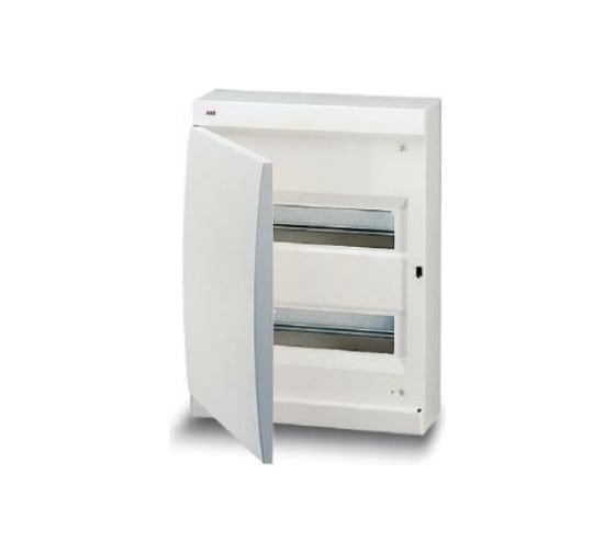 Бокс с белой дверцей, белый, IP41, 24 модуля ABB ОП UNIBOX 122440008