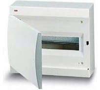 Бокс с белой дверцей, белый, IP40, 12 модулей ABB СП UNIBOX 1SL0501A06