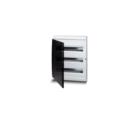 Бокс с дымчатой дверцей, белый, IP40, 54 модуля ABB СП UNIBOX 1SL0514A06