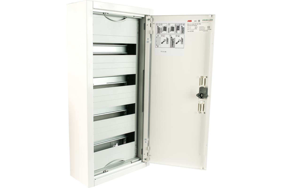 Распределительный щит ОП IP43 48 модулей 674х324х140 ABB AT41 ...