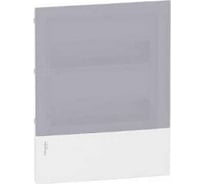 Бокс Systeme Electric CП MINI PRAGMA IP40 24 модуля 2 ряда белый/дымчатая дверь SchE MIP22212T
