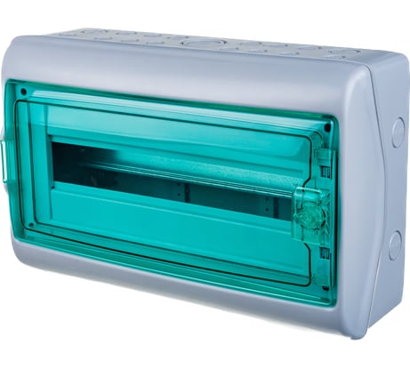 Бокс Systeme Electric ОП Kaedra IP65 18 модулей серый/прозрачая дверь SchE 13982