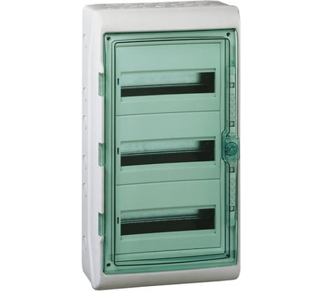 Бокс Systeme Electric ОП Kaedra IP65 3х12 модулей серый/прозрачная дверь SchE 13985