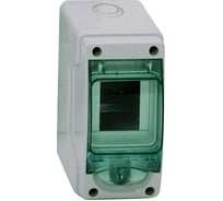 Бокс Systeme Electric ОП Kaedra IP65 4 модуля серый/прозрачная дверь SchE 13976