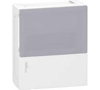 Бокс Systeme Electric ОП MINI PRAGMA IP40 8 модулей белый/дымчатая дверь SchE MIP12108T