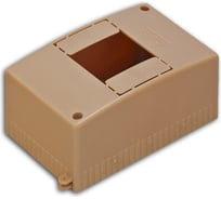 Коричневый четырехмодульный бокс, ОП, IP30 Ruvinil Тусо 68024К