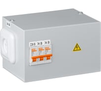 Понижающий трансформатор ЯТП-0,25 220/36-3 авт. IP31 TDM ELECTRIC SQ1601-0006