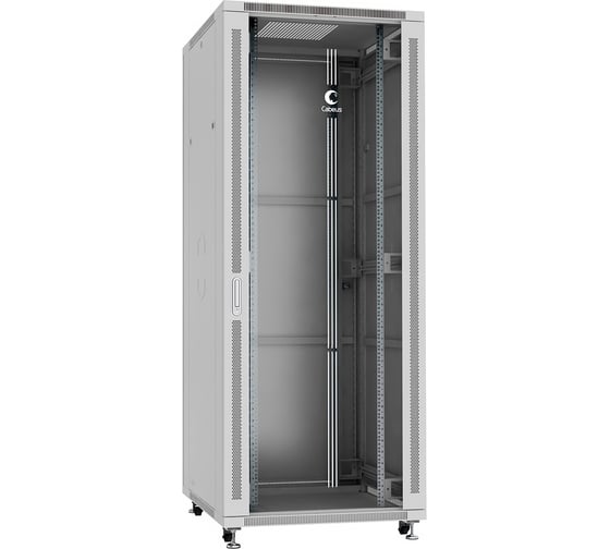 Телекоммуникационный напольный шкаф Cabeus 19" 42U цвет серый SH-05C-42U80/80 1