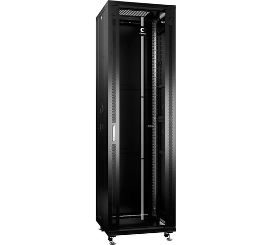 Телекоммуникационный напольный шкаф Cabeus 19" 42U цвет черный SH-05C-42U60/100-BK 1
