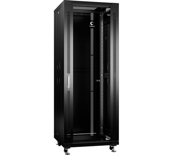 Телекоммуникационный напольный шкаф Cabeus 19" 37U цвет черный SH-05C-37U60/100-BK 1