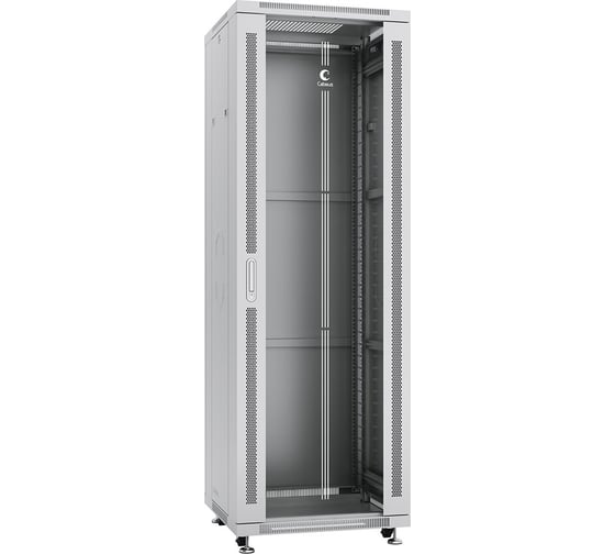 Телекоммуникационный напольный шкаф Cabeus 19" 37U цвет серый SH-05C-37U60/60 1