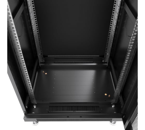 Телекоммуникационный напольный шкаф Cabeus 19" 42U цвет черный ND-05C-42U80/120-BK