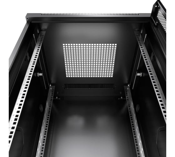 Телекоммуникационный напольный шкаф Cabeus 19" 42U цвет черный ND-05C-42U80/120-BK