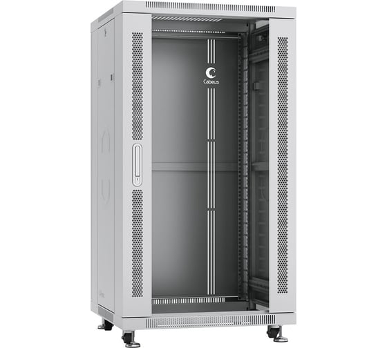 Телекоммуникационный напольный шкаф Cabeus 19" 22U цвет серый SH-05C-22U60/100 1